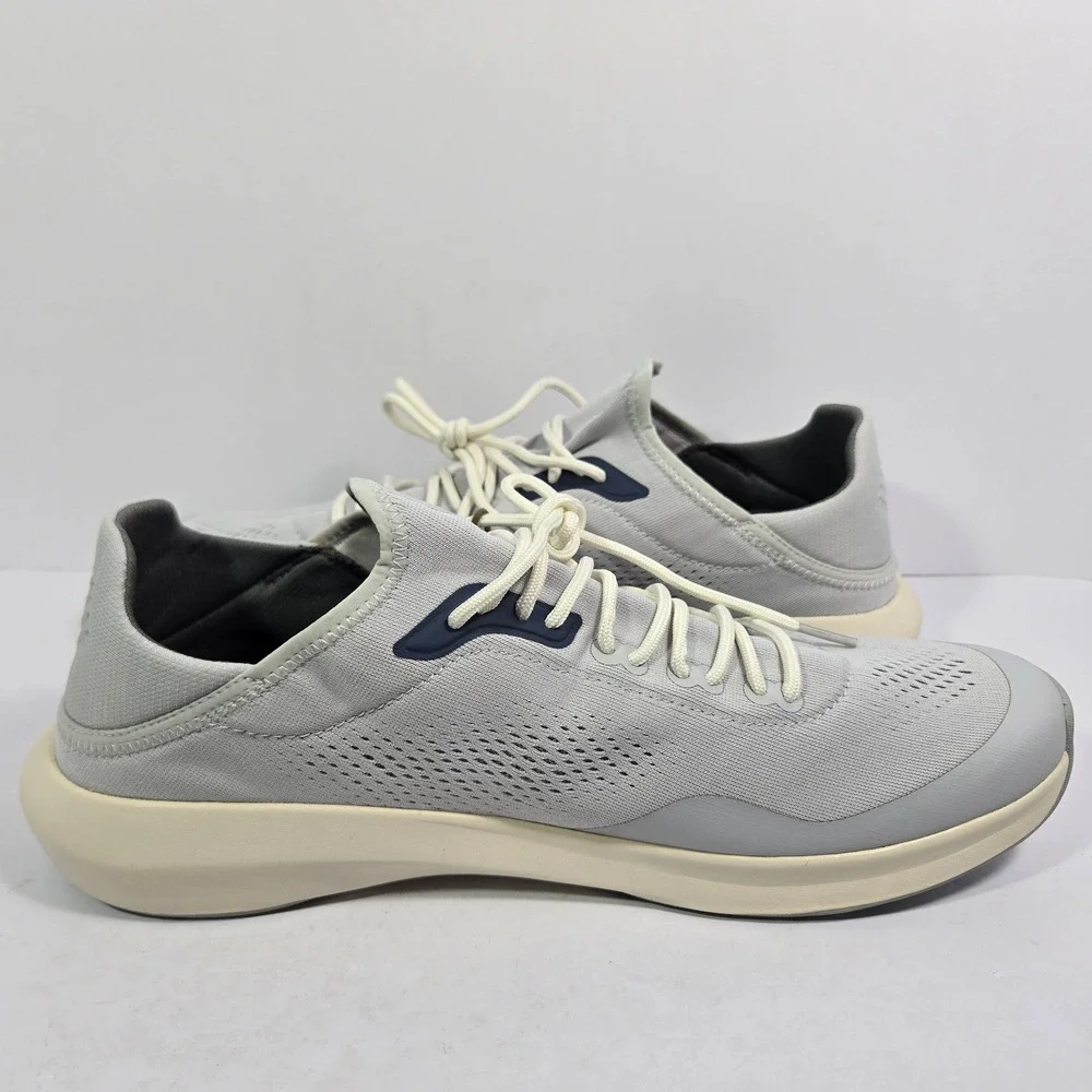 OluKai Kaholo Mens 14 Vapor Grey Active Training Sneakers 10512-VPVP